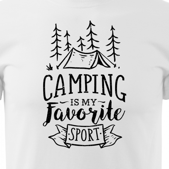 Tricou pentru pasionatii de drumetii/aventura, idee de cadou, Camping Is My Favorite Sport [2]