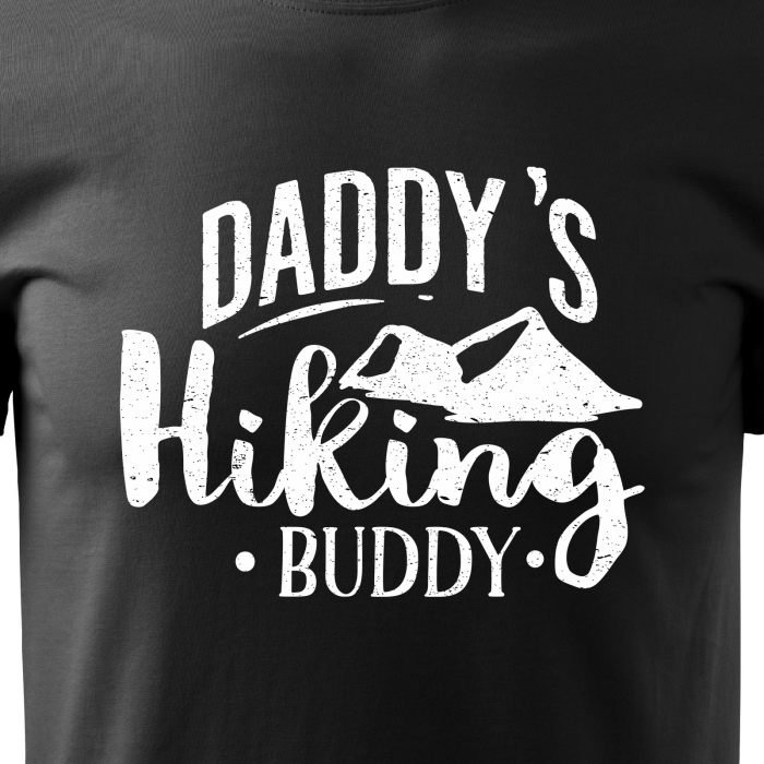 Tricou pentru pasionatii de drumetii/aventura, idee de cadou, Daddys Hiking Buddy [2]