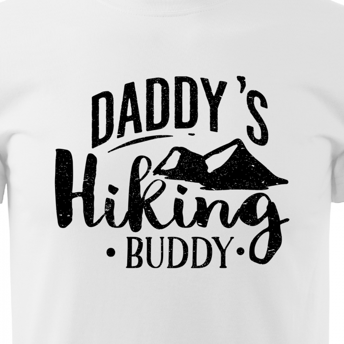 Tricou pentru pasionatii de drumetii/aventura, idee de cadou, Daddys Hiking Buddy [2]