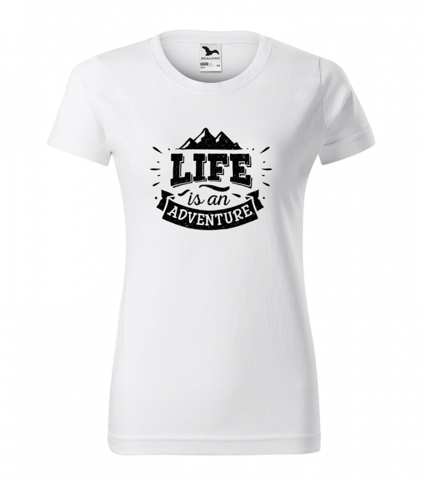 Tricou pentru pasionatii de drumetii/aventura, idee de cadou, Life Is An Adventure [1]