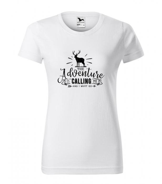 Tricou pentru pasionatii de drumetii/aventura, idee de cadou, The Wild Adventure Is Calling Me [1]