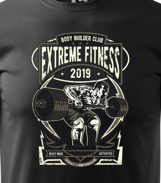 Tricou pentru pasionatii de fitness/sala de forta, Body Building Team Extrem Fitness [2]