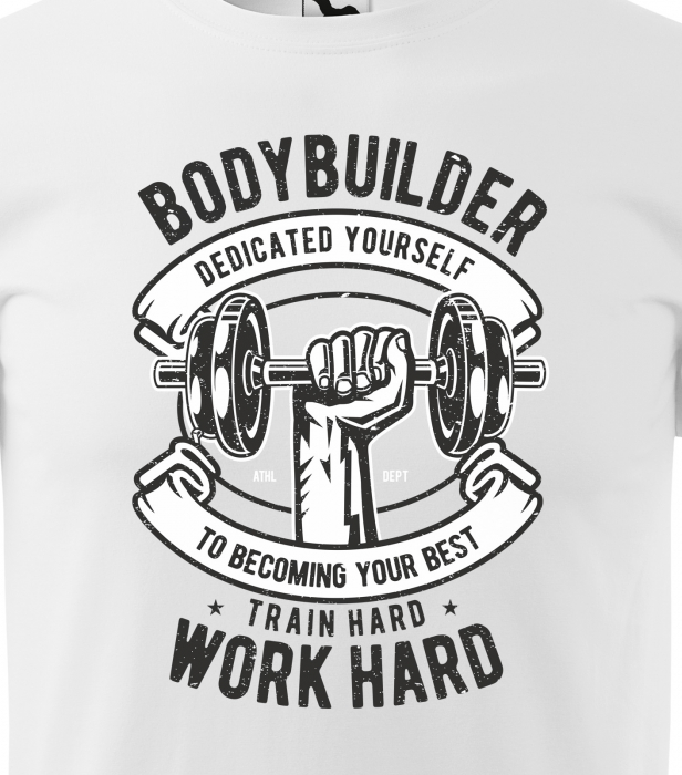 Tricou pentru pasionatii de fitness/sala de forta, Body Builer Dedicated Yourself [2]