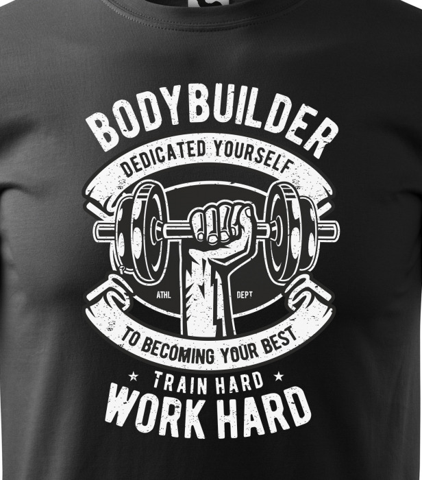 Tricou pentru pasionatii de fitness/sala de forta, Body Builer Dedicated Yourself [2]