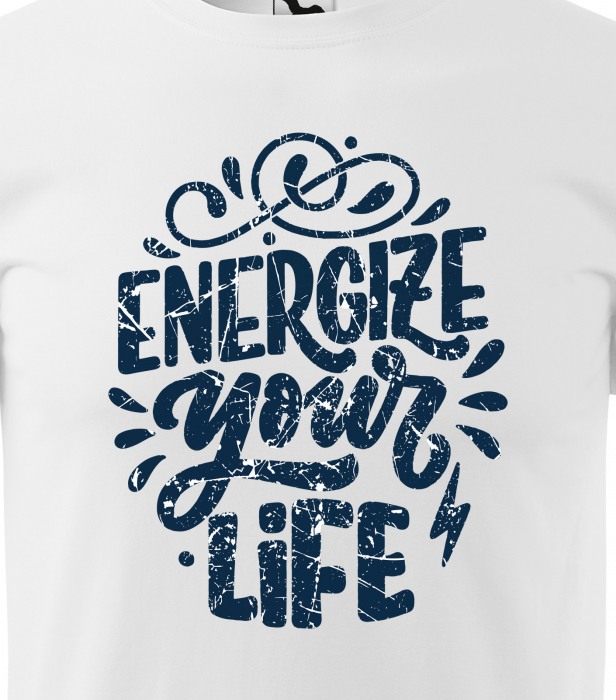 Tricou pentru pasionatii de fitness/sala de forta, Energize Your Life [2]