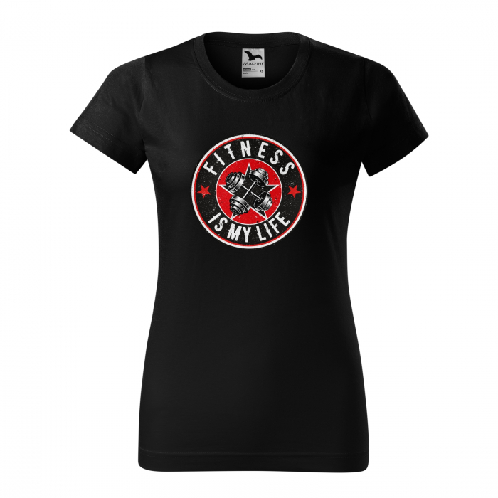 Tricou pentru pasionatii de fitness/sala de forta, Fitness is my Life [1]