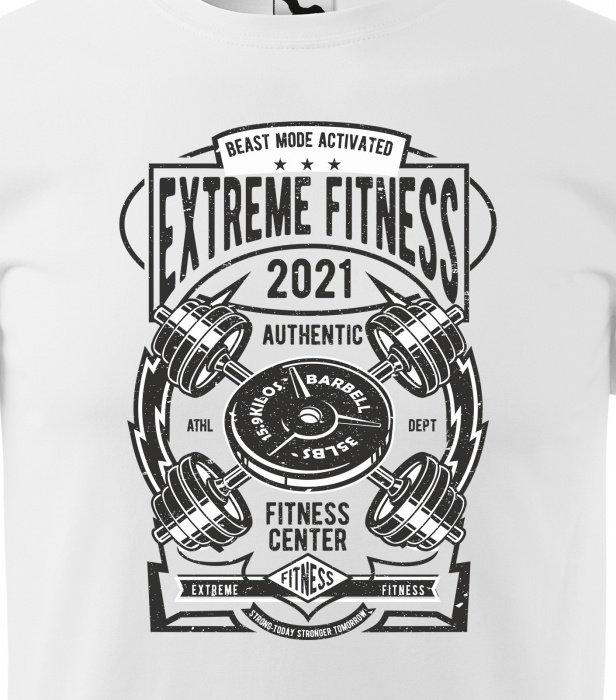 Tricou pentru pasionatii de fitness/sala de forta, Strong Today Stronger Tomorrow Fitness Gym [2]