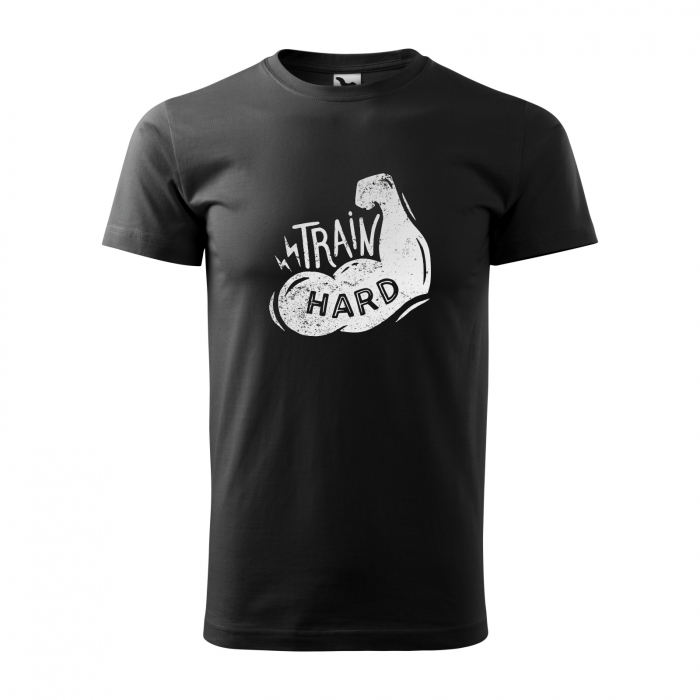 Tricou pentru pasionatii de fitness/sala de forta, Train Hard Arm Muscles [1]