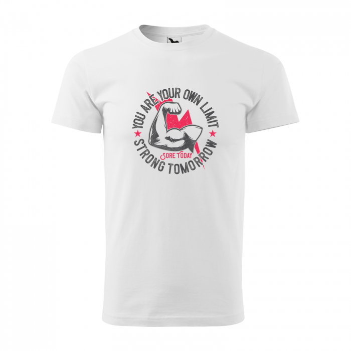 Tricou pentru pasionatii de fitness/sala de forta, You are Your Own Limit [1]