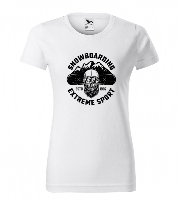 Tricou pentru pasionatii de snowboard, cadoul perfect, Beards and Boards [1]