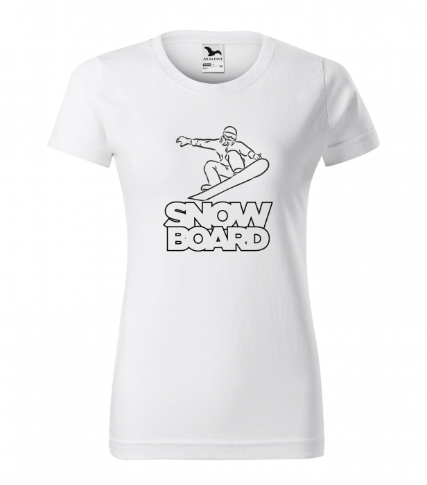 Tricou pentru pasionatii de snowboard, cadoul perfect, Board Rider Preparing [1]