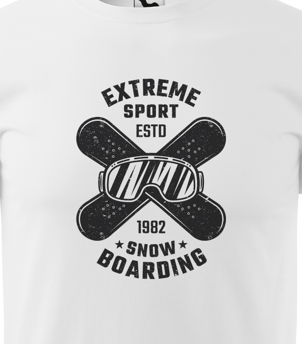 Tricou pentru pasionatii de snowboard, cadoul perfect, Boards and Gogles [2]