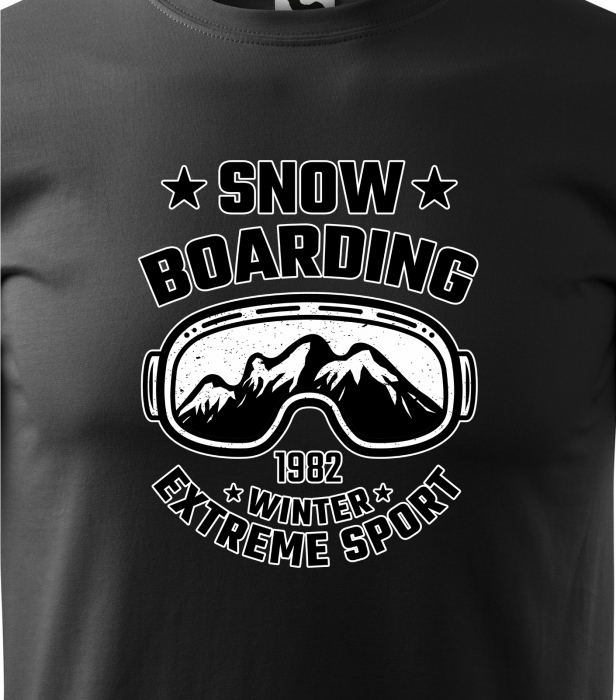Tricou pentru pasionatii de snowboard, cadoul perfect, Extreme 1982 Sports [2]