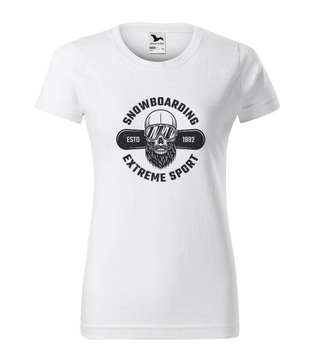 Tricou pentru pasionatii de snowboard, cadoul perfect, Extreme Bearded Rider [1]