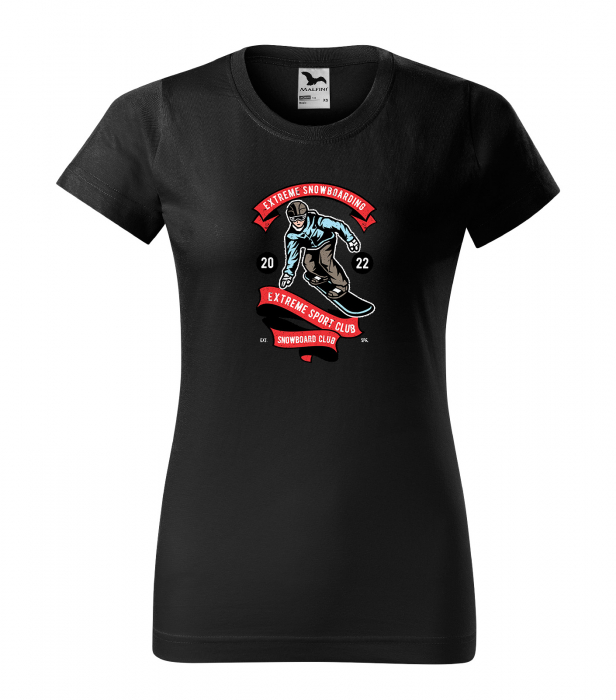 Tricou pentru pasionatii de snowboard, cadoul perfect, Extreme Sport Snowboarding Club 2022 [1]