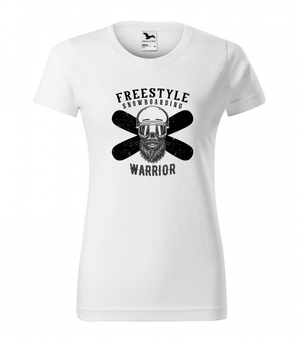 Tricou pentru pasionatii de snowboard, cadoul perfect, FreeStyle Snowboarding Warrior [1]