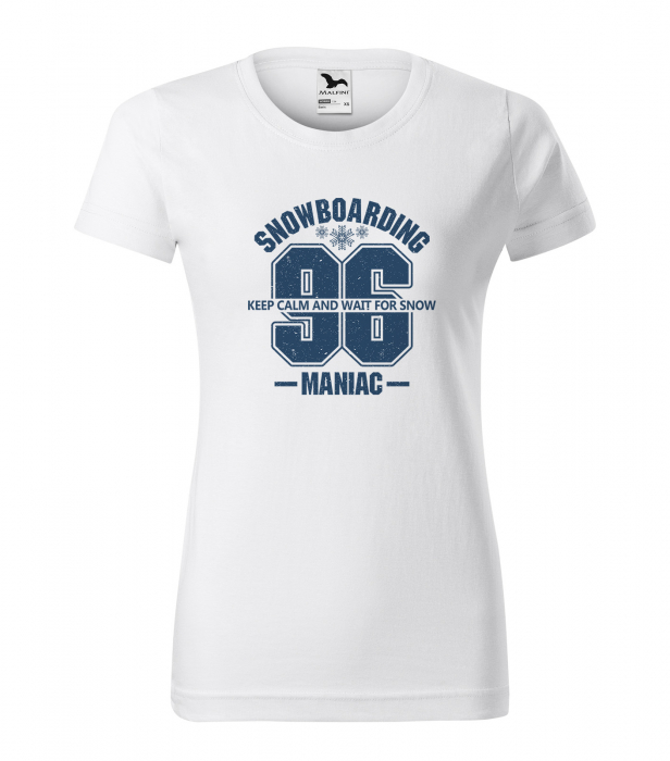 Tricou pentru pasionatii de snowboard, cadoul perfect, Keep Calm and Wait for the Snow [1]