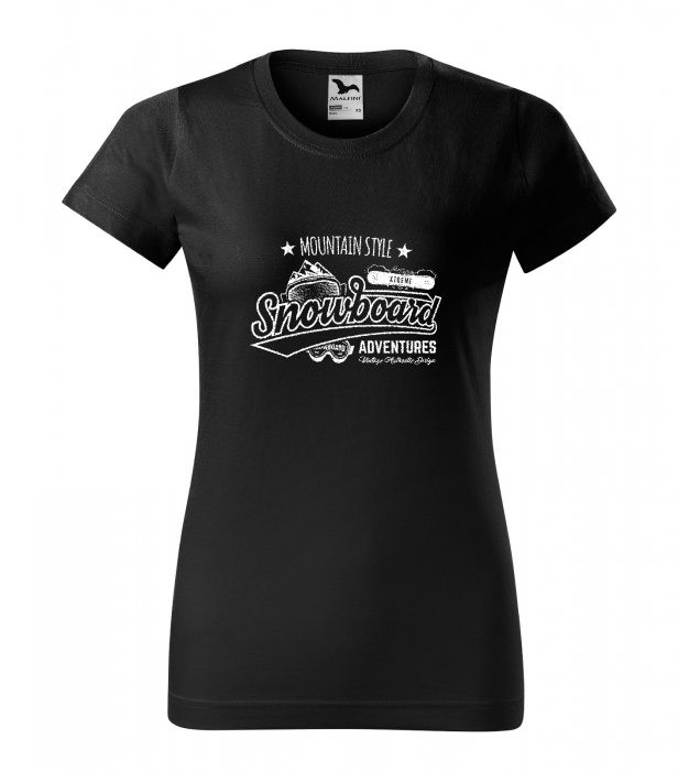 Tricou pentru pasionatii de snowboard, cadoul perfect, Mountain Style Snowboard Adventures [1]
