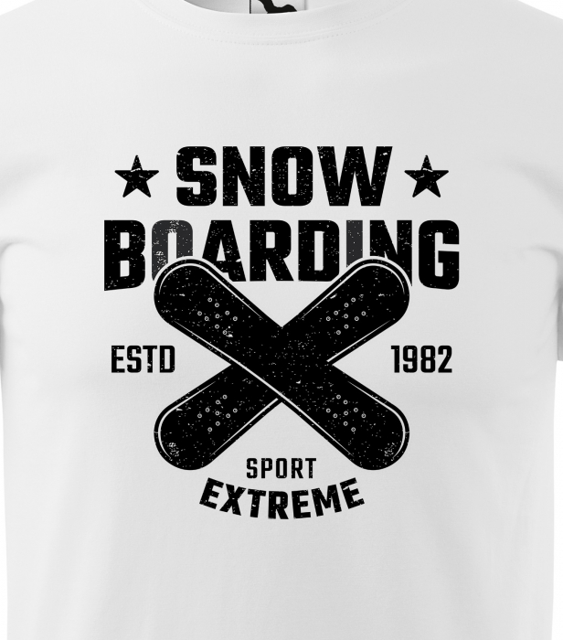Tricou pentru pasionatii de snowboard, cadoul perfect, Snow Crossing Boards [2]