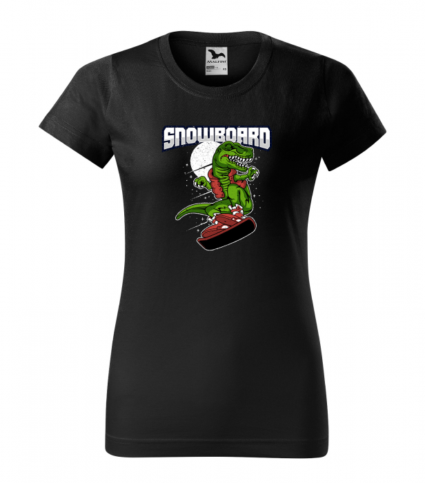 Tricou pentru pasionatii de snowboard, cadoul perfect, Snowboard Dinosaur [1]