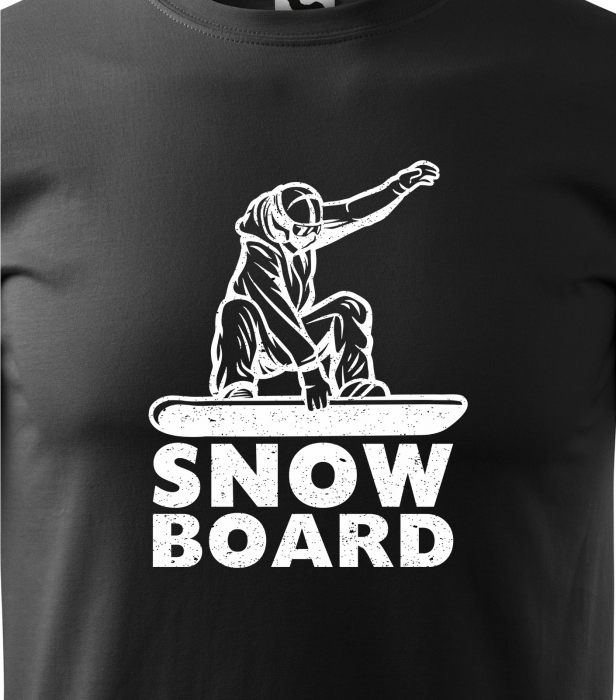 Tricou pentru pasionatii de snowboard, cadoul perfect, SnowBoard Good Rider [2]