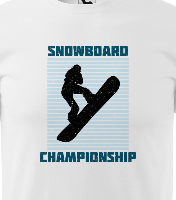 Tricou pentru pasionatii de snowboard, cadoul perfect, Snowboard International Championship [2]