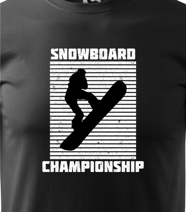 Tricou pentru pasionatii de snowboard, cadoul perfect, Snowboard International Championship [2]