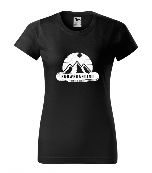 Tricou pentru pasionatii de snowboard, cadoul perfect, Snowboard Winter Mountain Sport [1]