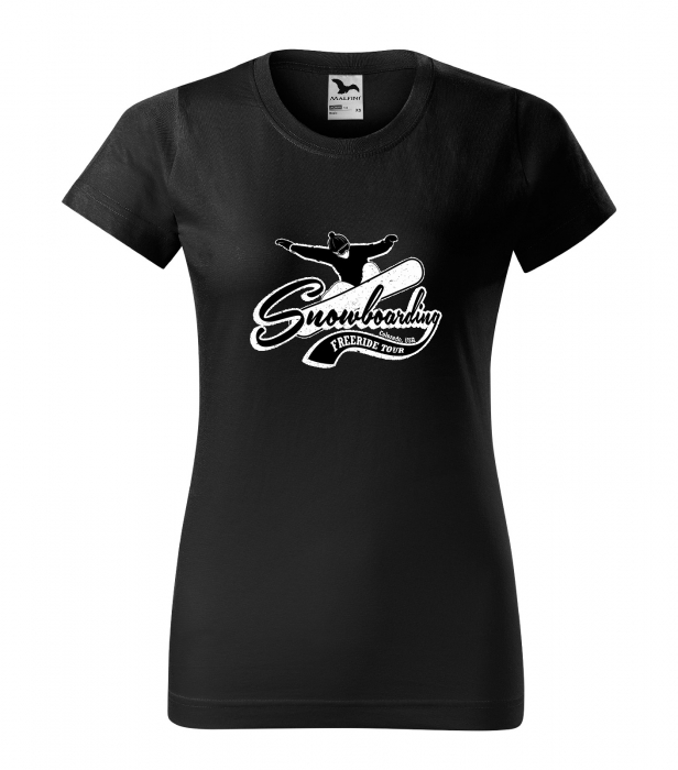 Tricou pentru pasionatii de snowboard, cadoul perfect, Snowboarding Freeride Tour [1]