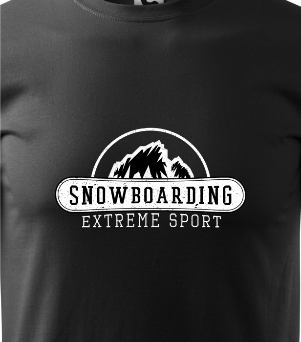Tricou pentru pasionatii de snowboard, cadoul perfect, Snowboarding Very Extreme Sport [2]