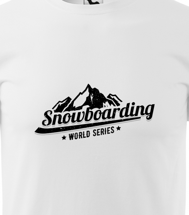 Tricou pentru pasionatii de snowboard, cadoul perfect, Snowboarding World Series [2]