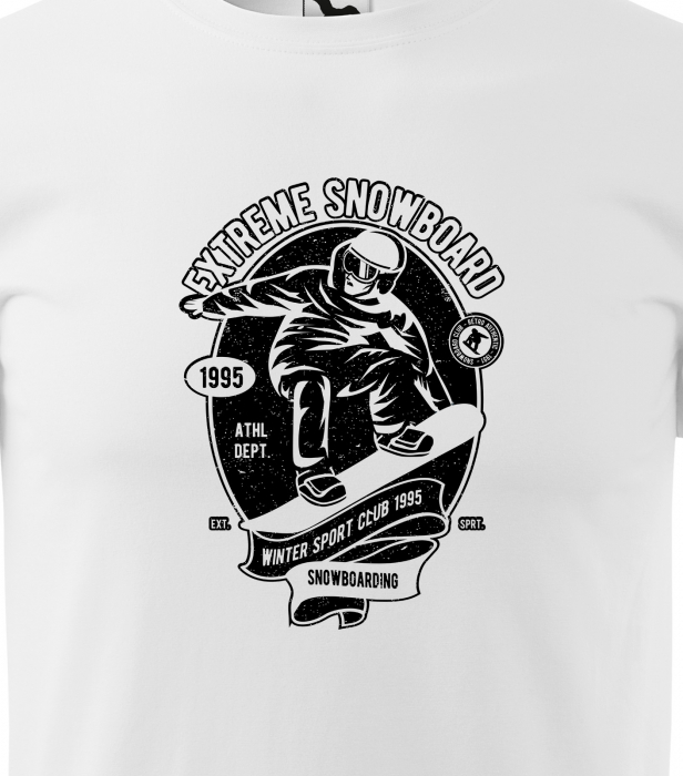 Tricou pentru pasionatii de snowboard, cadoul perfect, Winter Sports Club [2]