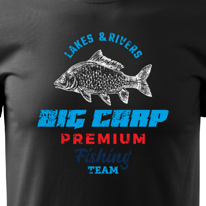 Tricou pentru pescarii amatori si profesionisti, idee de cadou, Big Carp Fishing Team [2]