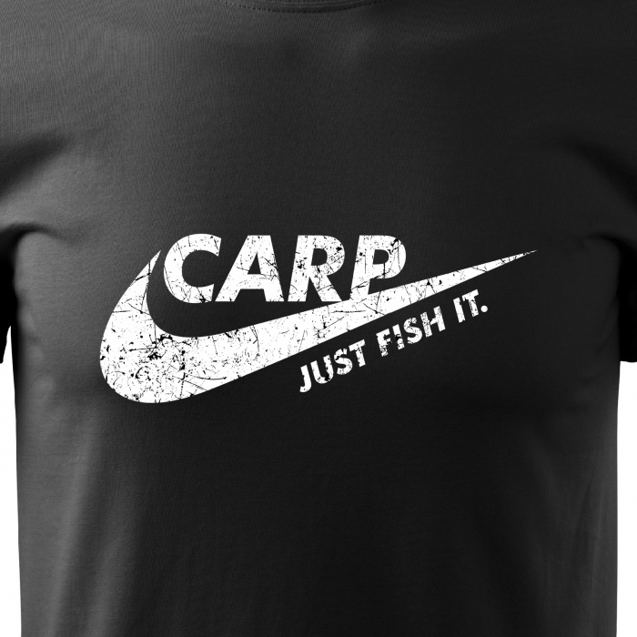 Tricou pentru pescarii amatori si profesionisti, idee de cadou, Carp. Just Fish It [2]