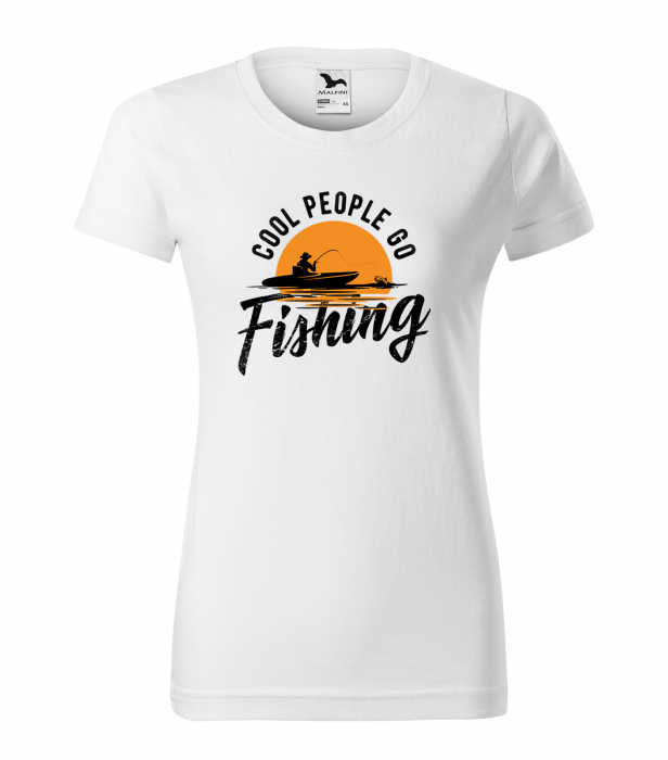Tricou pentru pescarii amatori si profesionisti, idee de cadou, Cool People Go Fishing [1]