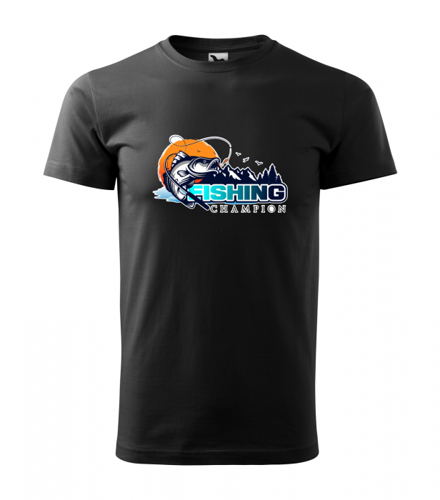 Tricou pentru pescarii amatori si profesionisti, idee de cadou, Fishing Champion [1]