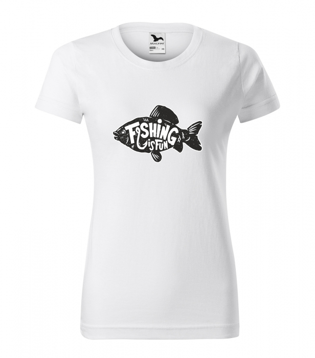 Tricou pentru pescarii amatori si profesionisti, idee de cadou, Fishing Is Fun [1]