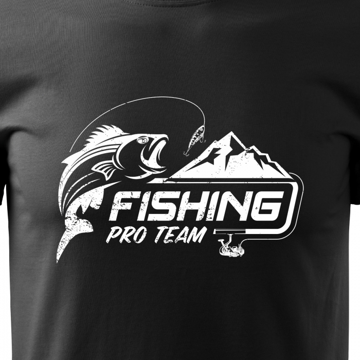 Tricou pentru pescarii amatori si profesionisti, idee de cadou, Fishing Pro Team [2]