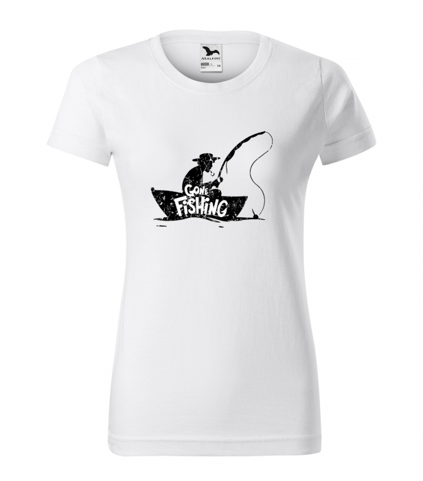 Tricou pentru pescarii amatori si profesionisti, idee de cadou, Gone Fishing [1]