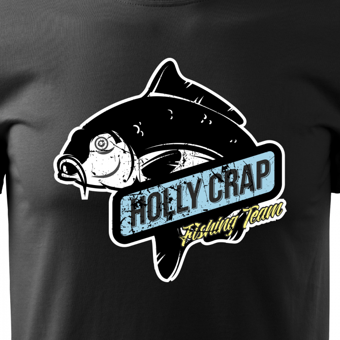 Tricou pentru pescarii amatori si profesionisti, idee de cadou, Holly Crap Fishing Team [2]