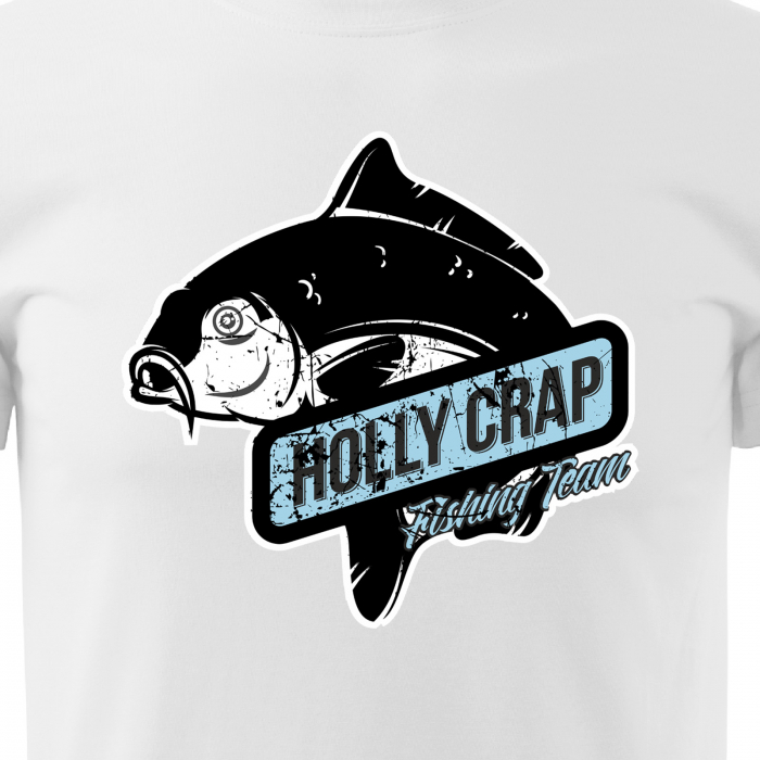 Tricou pentru pescarii amatori si profesionisti, idee de cadou, Holly Crap Fishing Team [2]