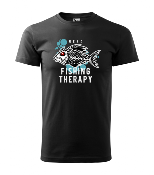 Tricou pentru pescarii amatori si profesionisti, idee de cadou, I Need Some Fishing Therapy [1]