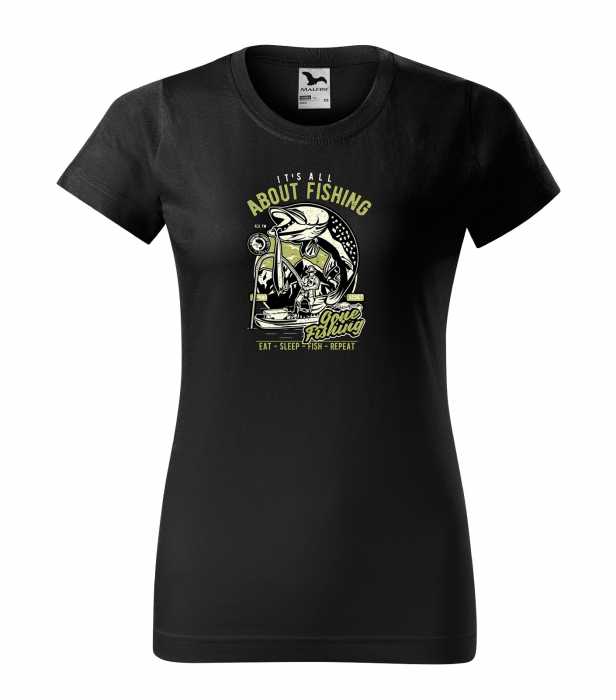 Tricou pentru pescarii amatori si profesionisti, idee de cadou, Its All About Fishing [1]