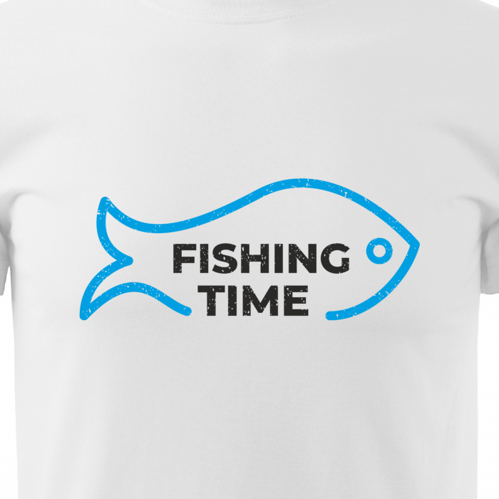Tricou pentru pescarii amatori si profesionisti, idee de cadou, Its Fishing Time [2]