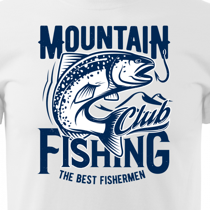 Tricou pentru pescarii amatori si profesionisti, idee de cadou, Mountain Fishing. The Best Fisherman [2]