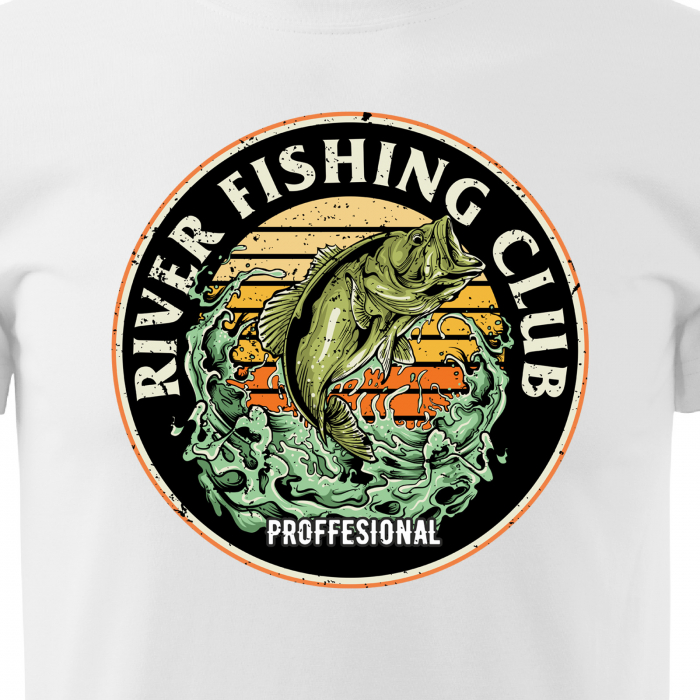 Tricou pentru pescarii amatori si profesionisti, idee de cadou, River Professional Fishing Club [2]