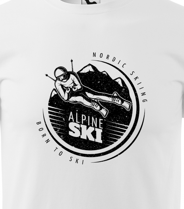 Tricou pentru schiori, cadoul perfect, Alpine Nordic Ski [2]