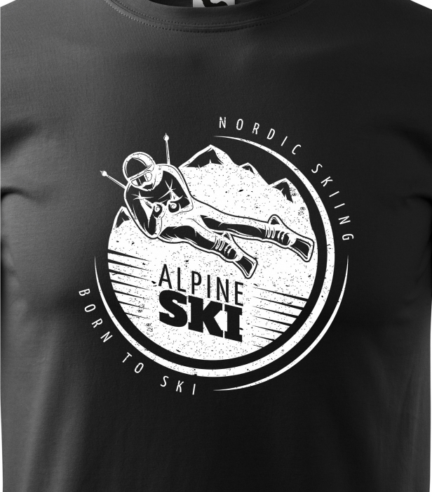 Tricou pentru schiori, cadoul perfect, Alpine Nordic Ski [2]
