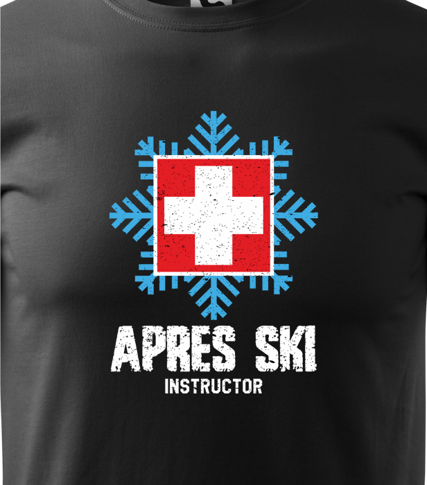 Tricou pentru schiori, cadoul perfect, Apres Ski Instructor [2]