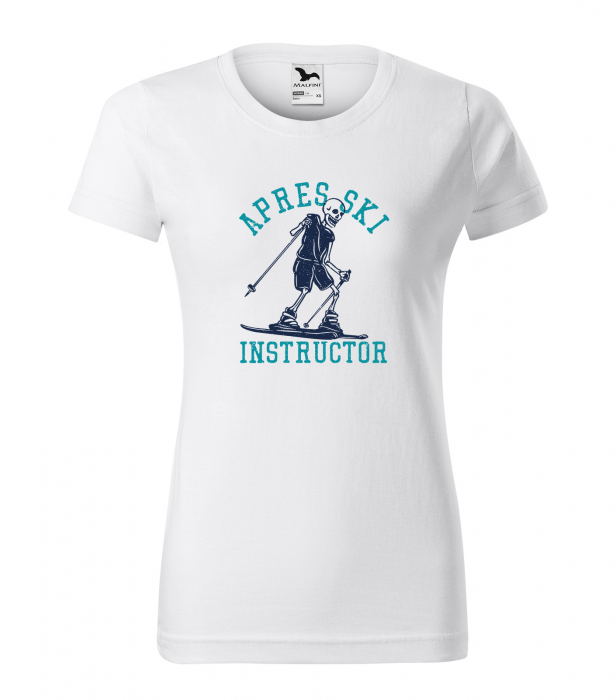 Tricou pentru schiori, cadoul perfect, Apres Ski Skeleton Instructor [1]